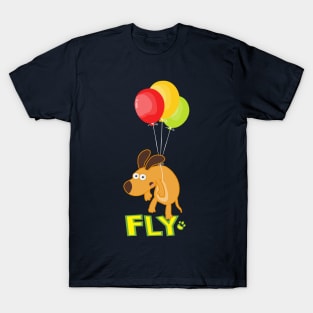 Dog flying T-Shirt